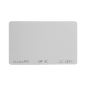 Tag UHF tipo Tarjeta para lectoras de largo alcance 900 MHZ / EPC GEN 2 / ISO 18000 6C / No imprimible / NO incluye porta tarjeta