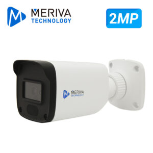 CÁMARA HD BULLET 2MP MERIVA TECHNOLOGY MBASHD2202 AHD / TVI / CVI / SD / LENTE 2.8MM /20M IR / METÁLICA / IP66 / 12VCD - NUEVO DISEÑO!