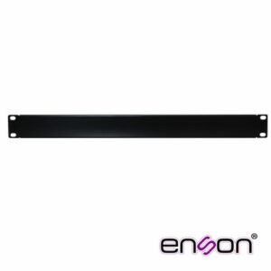 TAPA CIEGA PARA RACK O GABINETE ENSON ENS-FLAT1 FABRICADA EN LAMINA DE ACERO CALIBRE 22 IDEAL PARA CUBRIR ESPACIOS VACIOS EN RACKS O GABINETES CUMPLE CON NORMA EIA