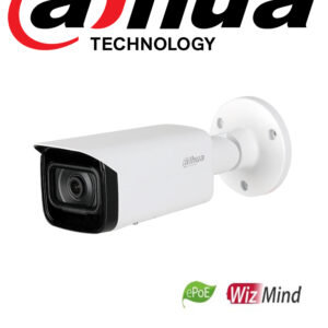 DAHUA DH-IPC-HFW5241TP-SE-0360B-S3 Cámara IP Bullet Resolución de 2 MP/ H.265/ IR 80 Mts/ Detección de Rostros/ Protección Perimetral/ Ranura para MicroSD/ IP67/ IK10/ ePoE/SMD 3.0.