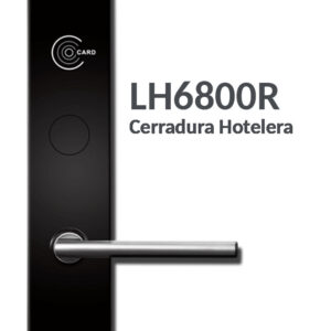 ZKTECO LH6800R- Cerradura derecha para hotel / MIFARE 13.56 Mhz / 35 a 45 mm grosor de puerta / Aleación de Zinc / 224 eventos