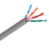 SAXXON OUTP5ECCA100G- Bobina de Cable UTP Cat5e/ 100 Metros/ CCA/ Color Gris/ Uso Interior/ Cert ISO9001/ UL 444/ RoSH/ ANSI/ TIA/ EI-568B