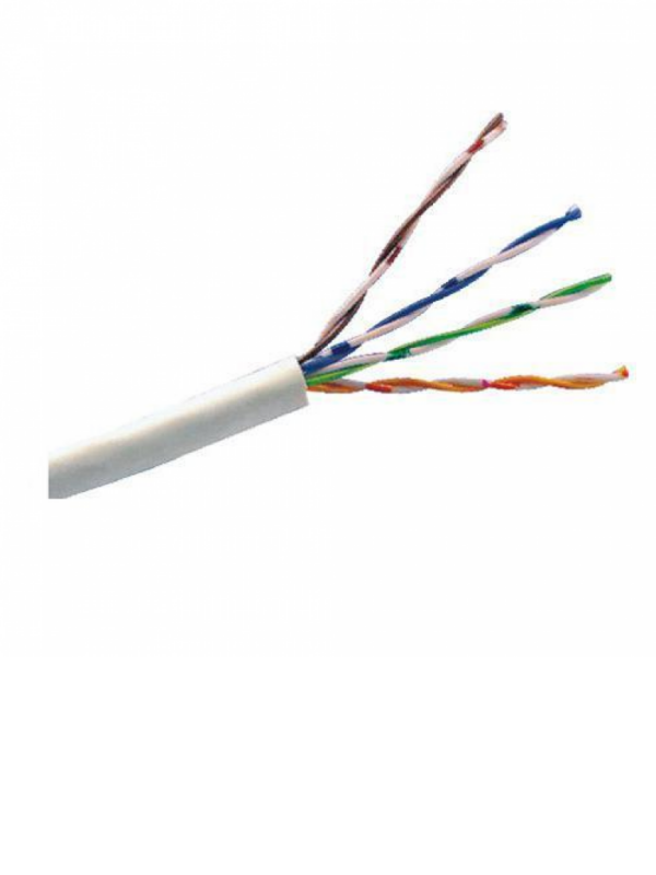 SAXXON OUTP6COP305BC - Bobina de Cable UTP Cat6 100% Cobre/ 305 Metros/ Bobinado REELEX / Color Blanco/ Uso Interior/ 4 Pares/ Categoría 6/ Soporta Pruebas de Rendimiento/ UL444/ CERT ISO9001/ RoSH