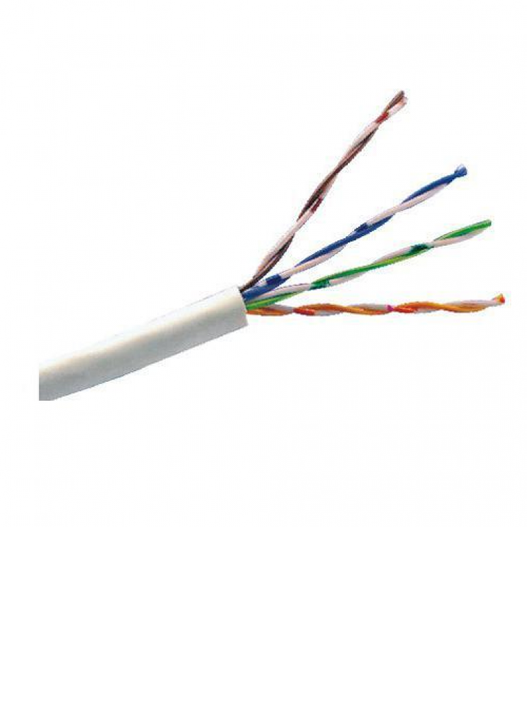 SAXXON OUTP6COP305BC - Bobina de Cable UTP Cat6 100% Cobre/ 305 Metros/ Bobinado REELEX / Color Blanco/ Uso Interior/ 4 Pares/ Categoría 6/ Soporta Pruebas de Rendimiento/ UL444/ CERT ISO9001/ RoSH