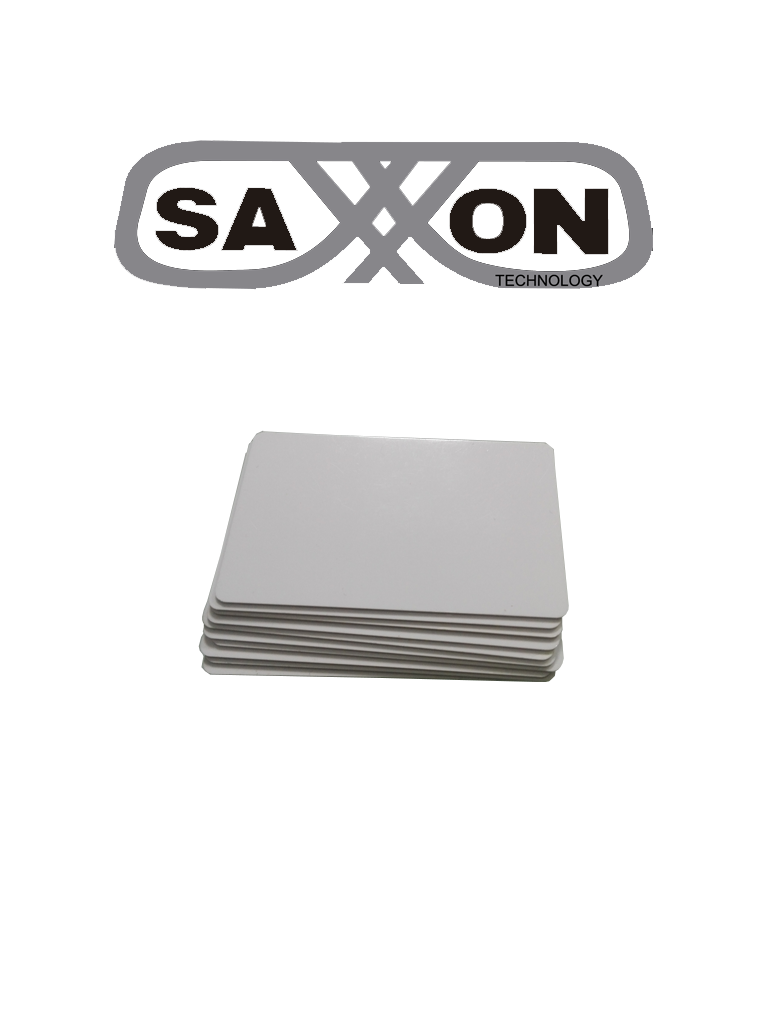SAXXON SAXDUAL03 - TAG De PVC Dual / UHF / ID / Compatible con Lectoras SAXR2656 & SAXR2657 / Lectoras de Proximidad 125 khz / EPC GEN2 / Folio Impreso / Imprimibles 10pz - Image 2