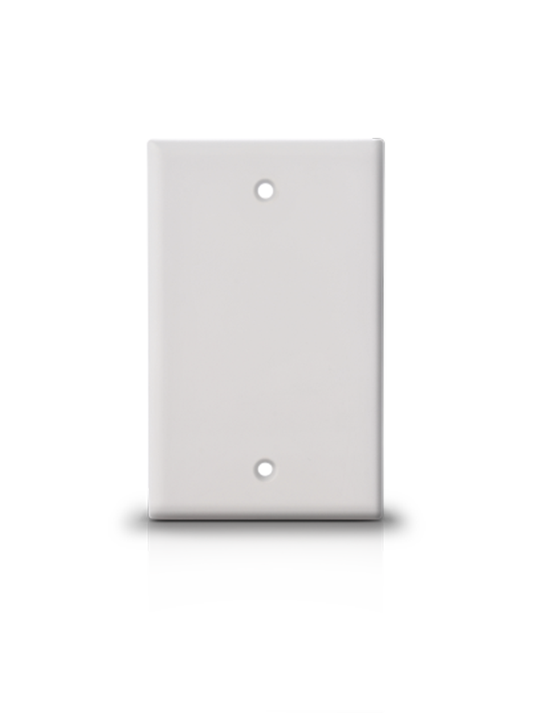 SAXXON A175 - Placa de pared ciega / Sin puertos / Color blanco