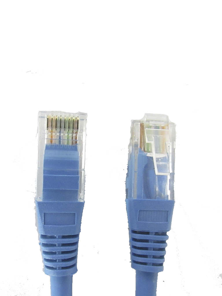 SAXXON P63UA - Cable patch cord UTP 3 metros / CAT 6 / Color azul