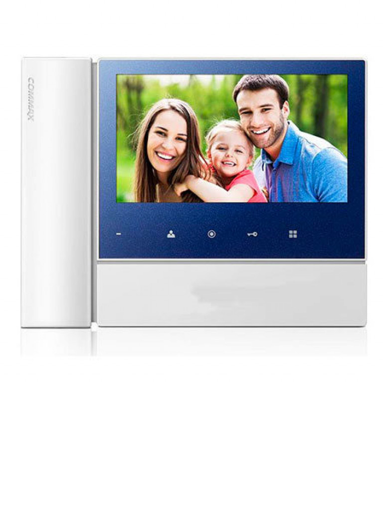 COMMAX CDV70N2 - Monitor para videoportero de 7 pulgadas con auricular, soporta hasta 2 frentes de calle con función de apertura de puerta/ Arma tu Kit con el frente de calle modelo DRC40K