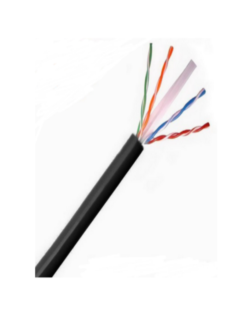 SAXXON OUTP6COP150NE - Bobina de Cable UTP Cat6 100% Cobre/ 150 Metros/ Uso Exterior/ Cubierta LDPE/ 4 Pares/ Soporta Pruebas de Rendimiento/ Cumple con Estandares ISO / IEC 11801 Ed2; EIA / TIA568B/ UL/  Ideal para Cableado de Redes y Video/