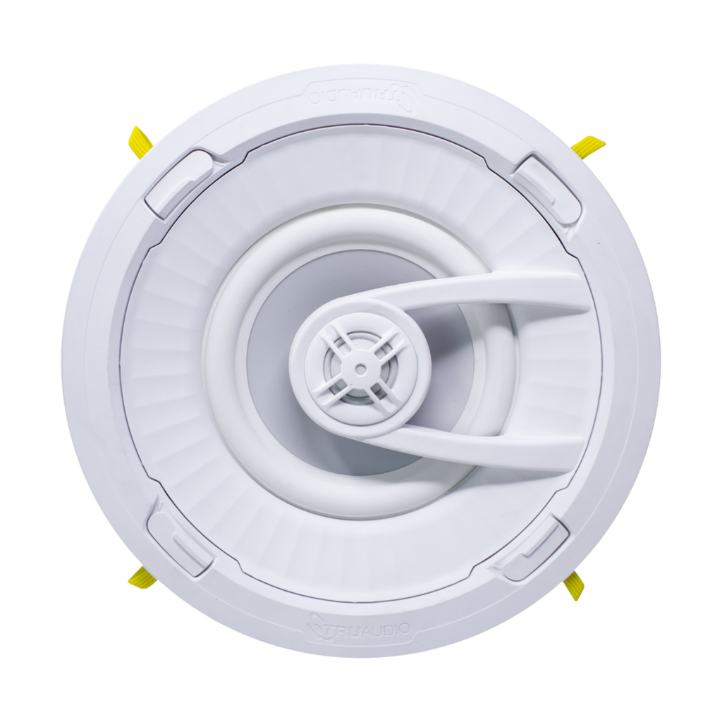 Altavoz de 7 " | montaje de Techo | Diseño TruGrip | Instalacion Sin Herramientas | Woofer de Polipropileno Blanco con Quick Connect