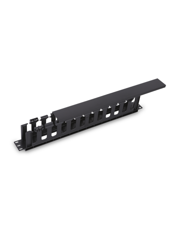 SAXXON J6068 - Organizador de cable horizontal para rack / Un lado / Plastico / 1U