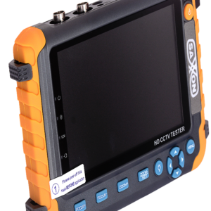SAXXON TES08MC - Probador de Video con Pantalla de 5 Pulgadas/ Soporta cámaras 1MP/ 2MP/ 4MP/ 4K/ Soporta: HDCVI/TVI/AHD/ Salida de Energía de 12vdc a 1 Amper para Alimentar Camaras/ Entrada de Video HDMI/VGA/ Lampara de Led/ Control por Coaxial/