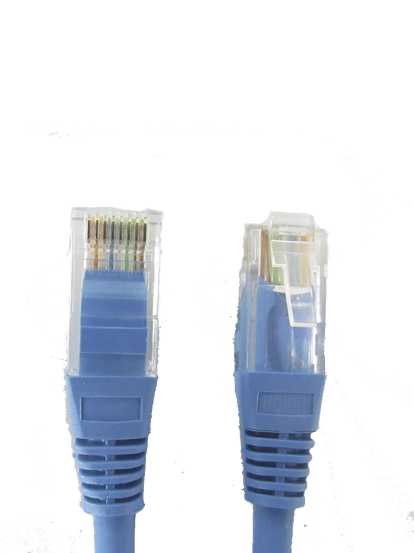 SAXXON P5E2UA - Cable patch cord UTP 2 metros / CAT 5E / Color azul