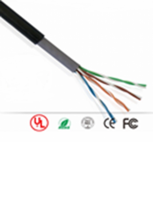 SAXXON OUTPCAT5ECOPEXT - Cable UTP 100% cobre / Categoria 5E / Color negro / Exterior / 305 Mts / Redes / Video / 4 Pares/