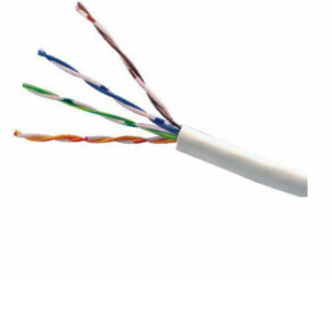 SAXXON OUTP5ECCA305BC - Bobina de Cable UTP Cat5e/ 305 Metros/ CCA/ Color Blanco/ Uso Interior/ Cert ISO9001/ UL 444/ RoSH/ ANSI/ TIA/ EI-568B