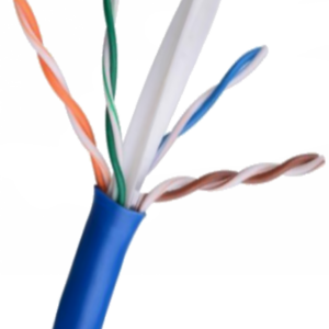 SAXXON OUTP6CCA305AZ3 - Cable UTP CCA / Categoria 6 / Color azul obscuro / Interior / 305  Mts / Redes / Video / 4 Pares