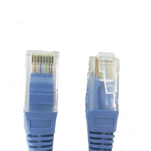 SAXXON P5E1UA - Cable patch cord UTP 1 metro / CAT 5E / Color azul
