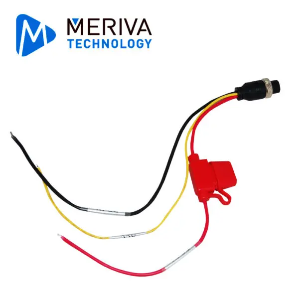 CABLE DE ALIMENTACION MERIVA TECHNOLOGY MDVR-SOURCE COMPATIBLE PARA TODOS LOS MODELOS DE GRABADORES MOVILES (EXCEPTO MDC220 / MDC230 Y MDC240) / CONECTOR DIN DE AVIACION