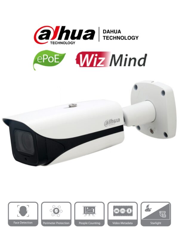 DAHUA IPC-HFW5242E-ZE-MF - Cámara IP Bullet IA de 2 Megapixeles/ Lente Mot. de 2.7 a 12/ H.265/ IR de 50 Mts/ E&S de Audio y Alarma/ WDR/ MicroSD/ IP67/ IK10/ Detección de Rostros #SeriePro #BUENFIN - Image 2