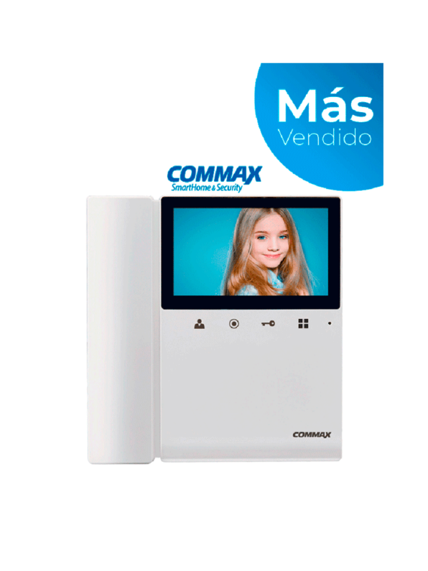 COMMAX CDV43K2 - Monitor para videoportero a color de 4.3 pulgadas con funcion de apertura de puerta, compatible con soluciones residenciales y departamentales, conexion a 4 hilos/ #CommaxVDP - Image 3