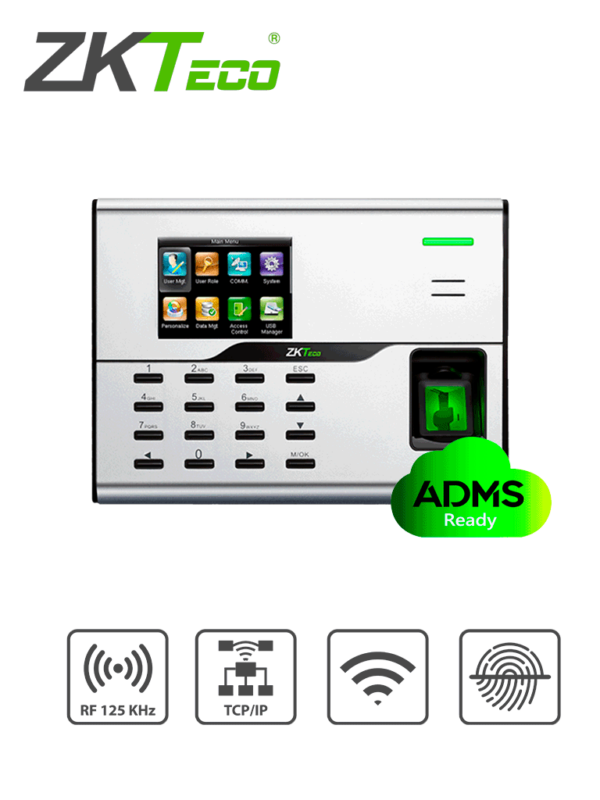 ZKTECO UA860ID - Control de Acceso y Asistencia Simple / 3000 Usuarios / 3000 Tarjetas ID / 50000 Registros / TCPIP / WiFi / ADMS #favoritos - Image 2