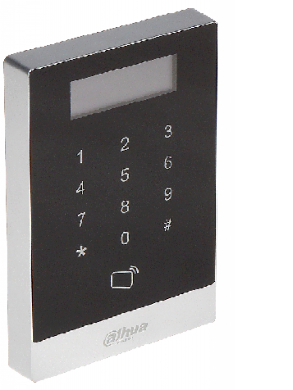 DAHUA ASI1201A-D- Teclado Touch para Control de Acceso con Pantalla LCD/ Lectora de Tarjetas ID/ Funcion Independiente/ 30,000 Usuarios/ 150,000 Registros/ Desbloqueo con Password y/o Tarjetas/ TCP/IP/ RS-485 y Wiegand/ Anti-passback/ - Image 2