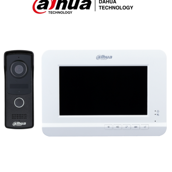 Kit Videoportero Analogo Dahua Monitor De 7'' Touch 2 Mp