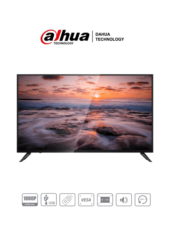 DAHUA LM43-F200 - Pantalla de 43 pulgadas/ Profesional para CCTV/ FHD/ Ideal para trabajar 24/7/  VGA/ HDMI/ Altavoces Integrados/ Brillo de 330 CD/ 8MS/ #SMBMonitoreo #ProAccesorios - Image 2