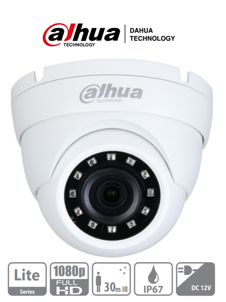 DAHUA HAC-HDW1200MN-0280B - Camara Domo 1080p/ Metálica/ Lente de 2.8mm/ 101 Grados de Apertura/ Ir de 30 Metros/ IP67/ DWDR/ BLC/HLC/AGC/ Soporta HDCVI/TVI/AHD/CBVS/ - Image 3