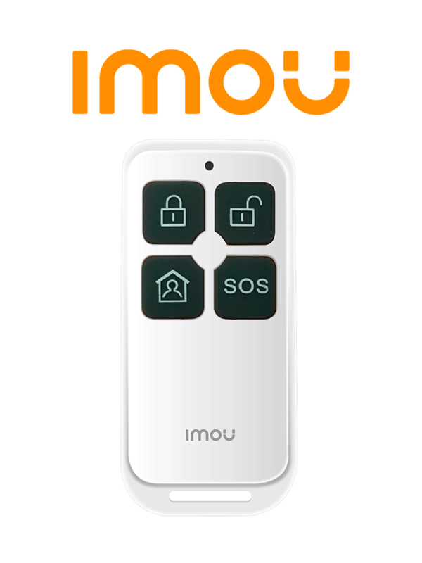 IMOU REMOTE CONTROL (DHI-ARA23-SW) - Control Remoto Inalambrico/ Boton de Armado/ Boton de Desarmado/ Panico/ Hogar