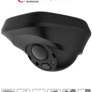 DAHUA HMW3200L - Camara Mini Domo 1080p/ Especial para DVR Movil/ Lente 2.1 mm/ 139 Grados de Apertura/ Microfono Integrado/ IR de 3 Mts/ Uso Interior