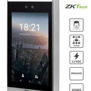ZKTECO FACEDEPOT7BL - Terminal de Control de Acceso de Reconocimiento Facial para una Puerta / Interior / 10000 Rostros / 7 Pulgadas / Serie Visible Light / Reconocimiento a 2m