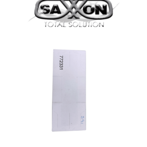 SAXXON THF02 - TAG De papel ADHERIBLE / Altas temperaturas / Compatible con Lectoras SAXR2656 & SAXR2657 / Folio Impreso