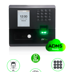 ZKTECO MB10VL- Control de Asistencia y Acceso simple / 500 huellas / 100 rostros Luz Visible / 50000 eventos / TCPIP