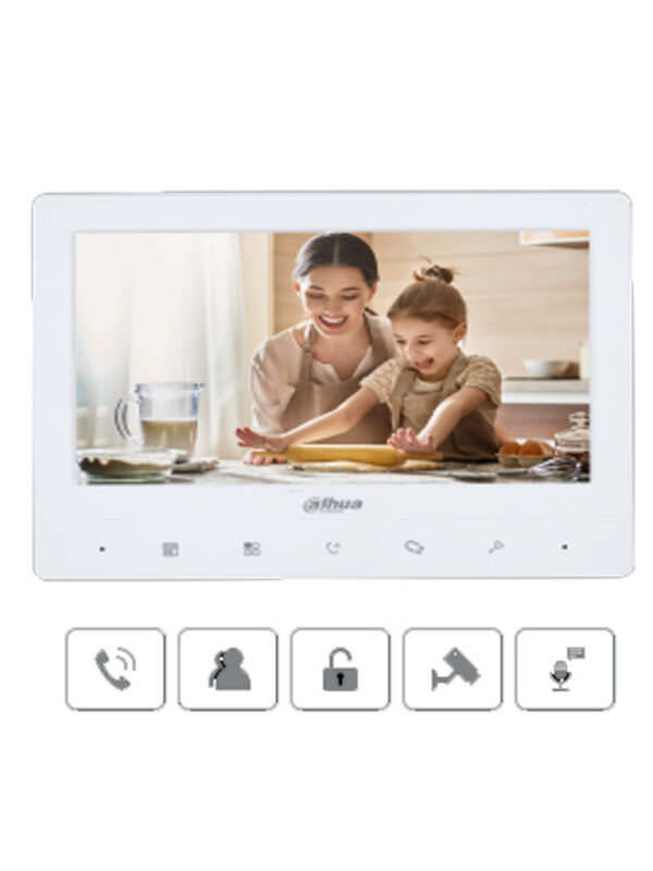 DAHUA VTH1020J- Monitor analógico de 7 pulgadas compatible con KTA01 / KTA02#TocToc