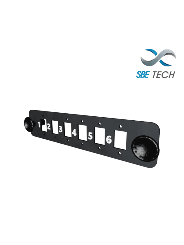 SBETECH SBE-6SCSM - Placas con 6 acopladores SC dúplex monomodo