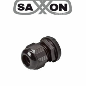 SAXXON ACGBK - Glandula para protección de patchord de F.O. /Para protección de Cables de red y energía en gabinetes y barreras / Cableado en gabinetes  / Color negro