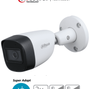 DAHUA HAC-HFW1231CM-28 - Camara Bullet 1080p/ Super Adapt/ Metalica/ Lente de 2.8mm/ WDR Real de 130 dB/ 107 Grados de Apertura/ 30 Mts de IR/ IP67/ Soporta CVI/AHD/TVI y CBVS/ Ideal para Contrastes de Luz/