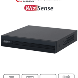 DAHUA XVR1B04-I - DVR de 4 Canales 1080p Lite/ WizSense/ Cooper-I/ H.265+/ 4 Canales+1 IP o Hasta 5 Canales IP/ 4 Canales con SMD Plus/ Busqueda Inteligente (Humanos y Vehiculos) Codificación Inteligente/ 1 Puerto Sata/