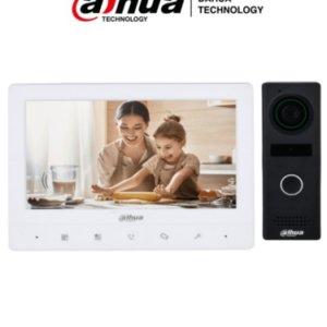 DAHUA KTA02M - Kit de Videoportero Analogico con Frente de Calle Metalico/ Monitor de 7 Pulgadas TFT/ 1024x600/ Frente de Calle con Camara de 1.3 MP/ DWDR/ IR Automatico/ 1 Entrada y Salida de Audio/ Soporta Boton de Salida/