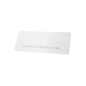 UHF TAG Adherible Tipo Etiqueta / EPC GEN 2 / Se Adhiere al Cristal del Vehículo / Compatible con Lectoras de Largo Alcance PRO12RF y PRO6RF