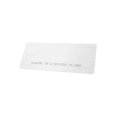 UHF TAG Adherible Tipo Etiqueta / EPC GEN 2 / Se Adhiere al Cristal del Vehículo / Compatible con Lectoras de Largo Alcance PRO12RF y PRO6RF