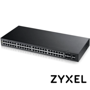SWITCH ZYXEL GS1920-48v2 44 PUERTOS RJ45 100/1000 Mbps + 4 PUERTOS COMBO RJ45/SFP 1000 Mbps + 2 PUERTOS SFP 1000 Mbps ADMINISTRABLE-L2 COMPATIBLE CON NEBULA Y STANDALONE