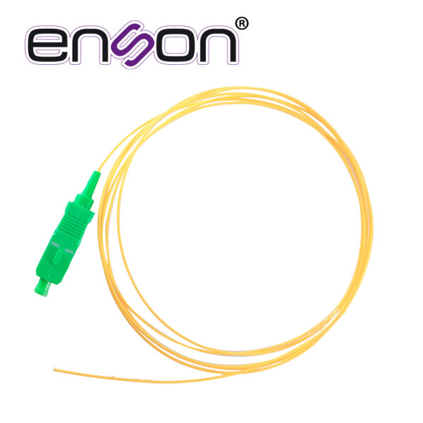 PIGTAIL DE FIBRA OPTICA MONOMODO ENSON ENS-PIGTAILSC CONECTOR SC APC LONGITUD 1.5 METROS - Image 2