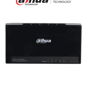 DAHUA PFS3005-5GT-L - Switch para Escritorio 5 Puertos/ Gigabit Ethernet/ 10/100/1000/ Diseño Compacto/ Capa 2/ Switching 10 Gbps/ Velocidad de Reenvio de Paquetes 7.44 Mbps/ Blanco