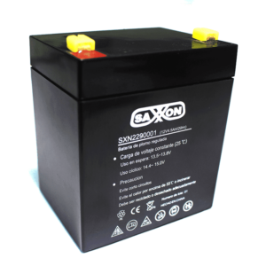 SAXXON CBAT45AH- Bateria de respaldo de 12 volts libre de mantenimiento y facil instalacion / 4.5 AH/ Compatible DSC/ CCTV/ Acceso