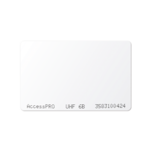 Tag UHF tipo Tarjeta para lectoras de largo alcance 900 MHZ / ISO 18000 6B / No imprimible / No incluye porta tarjeta 50 piezas