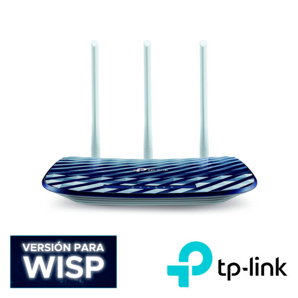 ROUTER INALAMBRICO TP-LINK ARCHER C20 (W) VELOCIDAD DE TRANSMISIÓN INALÁMBRICA 750 MBPS ADMITE 4 MODOS DE OPERACIÓN ENRUTADOR PUNTO DE ACCESO EXTENSOR DE RANGO WISP. SEÑAL OMNIDIRECCIONAL ESTABLE Y COBERTURA SUPERIOR 1 PUERTO WAN 10/100 MBPS 4 PUERTOS LAN 10/100 MBPS FRECUENCIA 2.4 Y 5 GHZ 3 ANTENAS FIJAS ADMINISTRACIÓN APP TETHER WEB USO INTERIOR