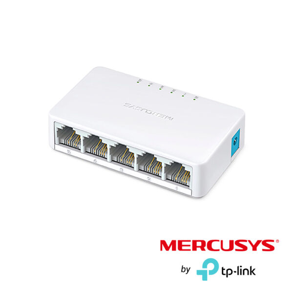 SWITCH DE ESCRITORIO MERCUSYS MS105 DE 5 PUERTOS 10/100 MBPS - Image 3