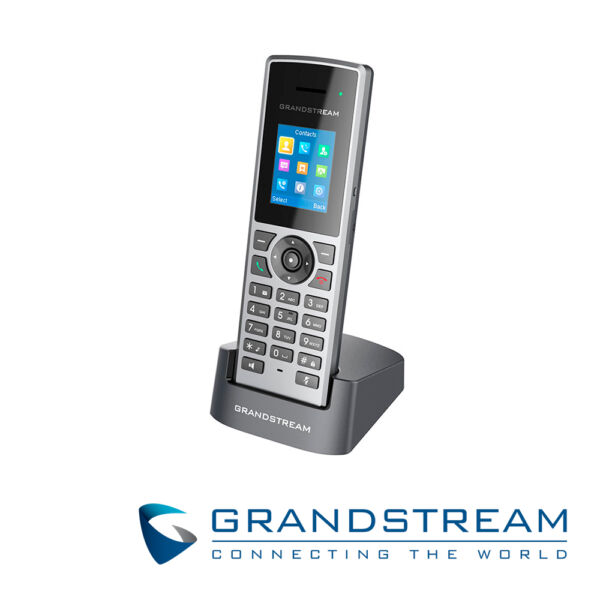 TELEFONO VOIP INALAMBRICO DECT GRANDSTREAM DP722, SE ENLAZA CON LA ESTACIONES BASE DP750/DP752 CON ALCANCE 350/50MTS EXTERIOR/INTERIOR, PANTALLA LCD 1.8'' A COLOR, HASTA 10 LINEAS, INCLUYE ADAPTADOR MICRO-USB 5VDC, BASE, CLIP CINTURON Y 2 BATERIAS - Image 2